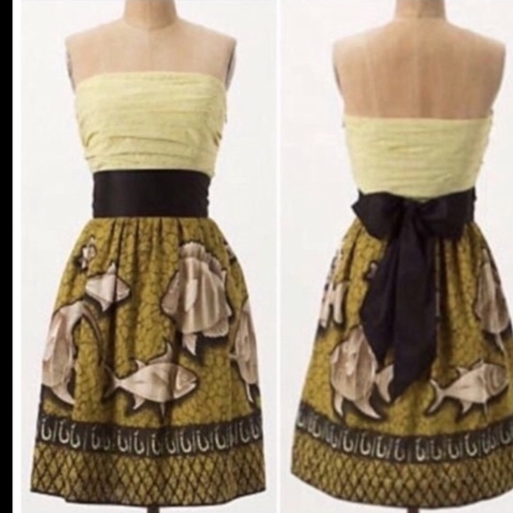 Anthropologie Dresses & Skirts - Vanessa Virginia Baxter Fish Dress